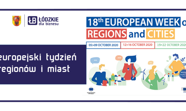 18 Europejski Tydzień Regionów i Miast – edycja 2020