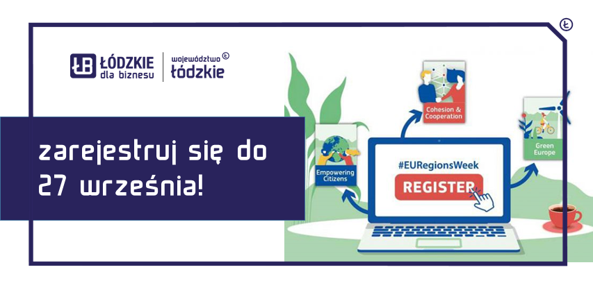 Przestrzeń dla rozwoju przedsiębiorczości – Europejski Tydzień Regionów i Miast – rejestracja otwarta!