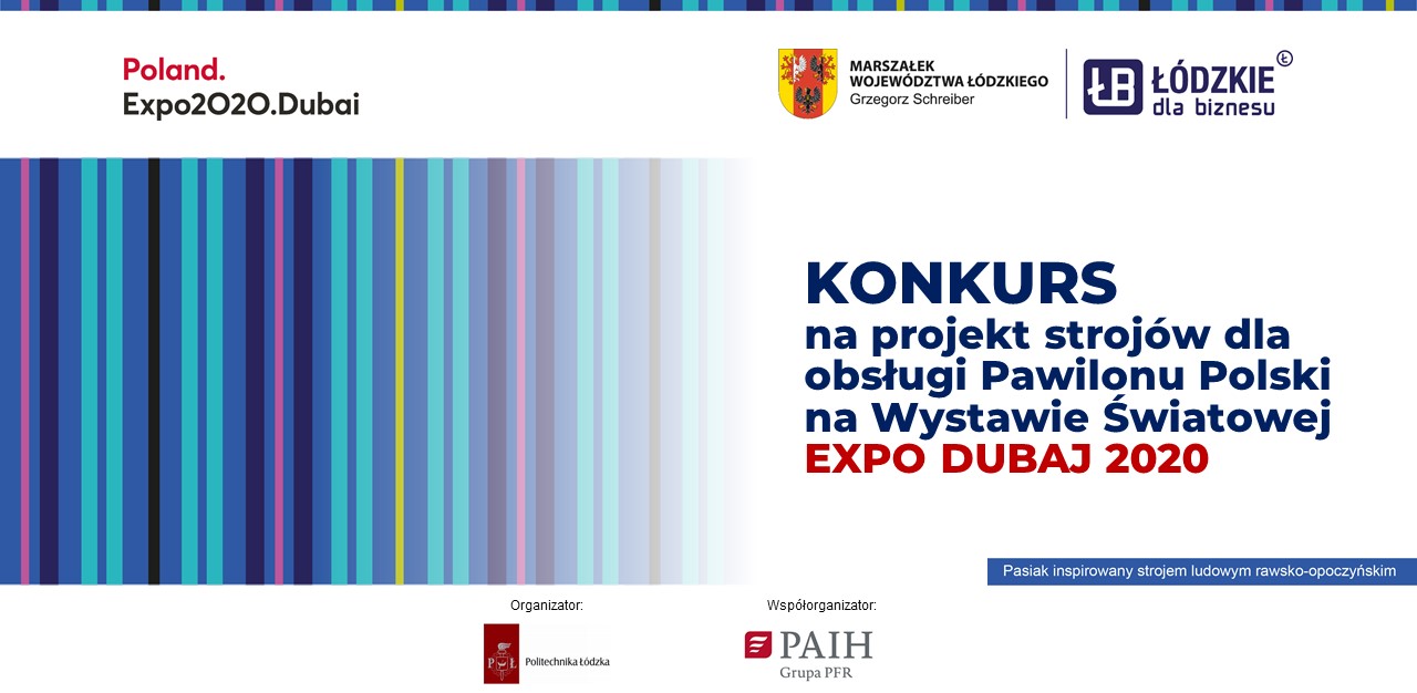 Konkurs na zaprojektowanie strojów dla obsługi Pawilonu Polskiego na EXPO DUBAJ 2020