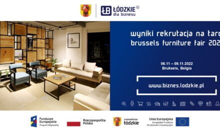 Wyniki rekrutacji przedsiębiorców do udziału w  targach przemysłu meblowego BRUSSELS FURNITURE FAIR 2022 do Brukseli (Belgia)