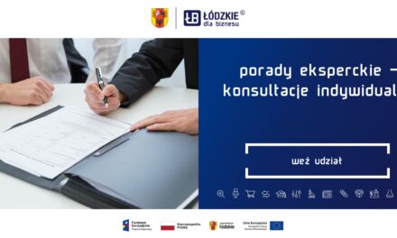 PORADY EKSPERCKIE – KONSULTACJE INDYWIDUALNE w ramach projektu „Łódzkie dla biznesu – Rozwój na plus”