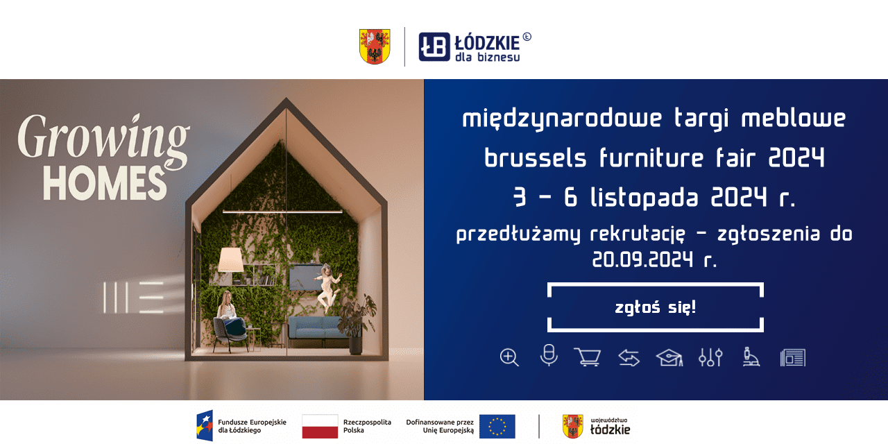 II Przedłużenie rekrutacji na międzynarodowe targi meblowe Brussels Furniture Fair 2024