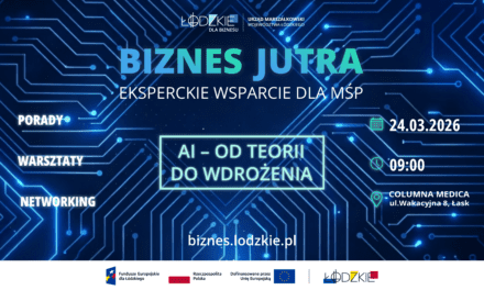 AI w biznesie: Od teorii do wdrożenia. Zapraszamy na bezpłatne wydarzenie dla MŚP w Łasku